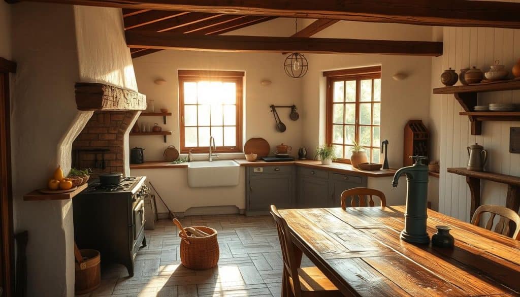Historic summer kitchen design
